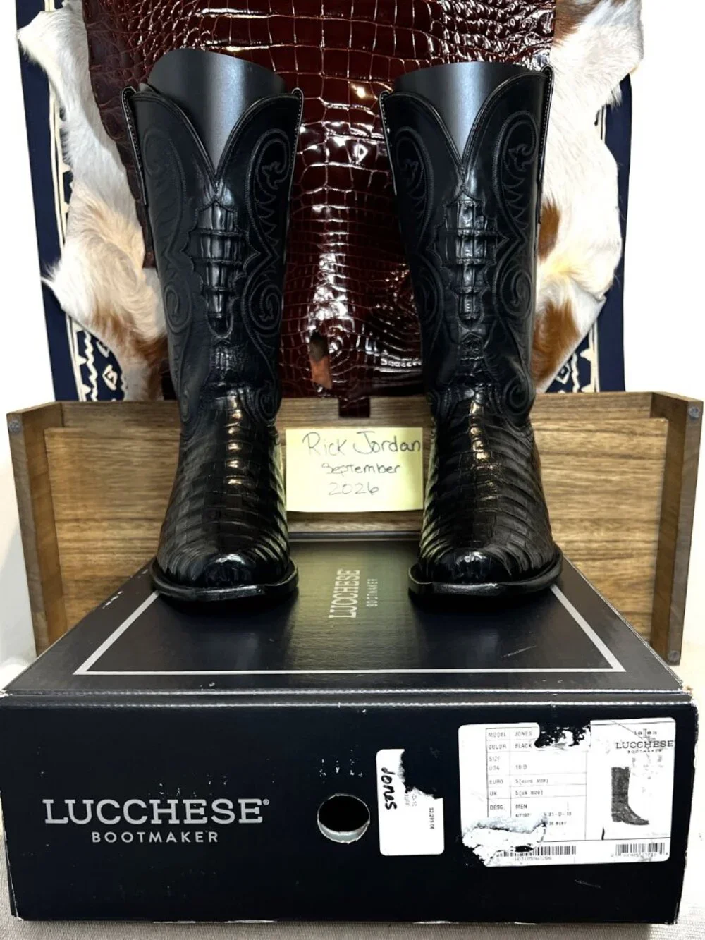 Lucchese Bootmaker Black 